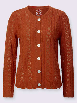 Veste en tricot ajouré superbe motif ajouré (Image 4)