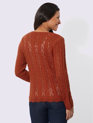 Veste en tricot ajouré superbe motif ajouré (Image 3)