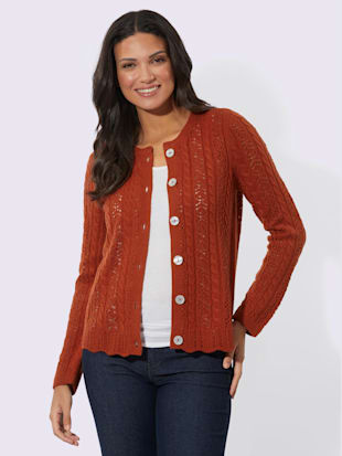 Veste en tricot ajouré superbe motif ajouré (Image 2)