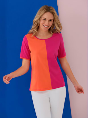 T-shirt à manches courtes motif color block tendance (Image 1)