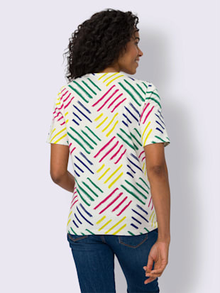 T-shirt à manches courtes motif coloré (Image 2)