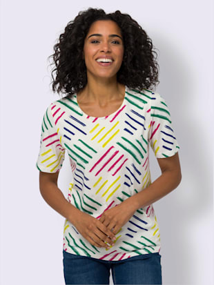 T-shirt à manches courtes motif coloré (Image 1)