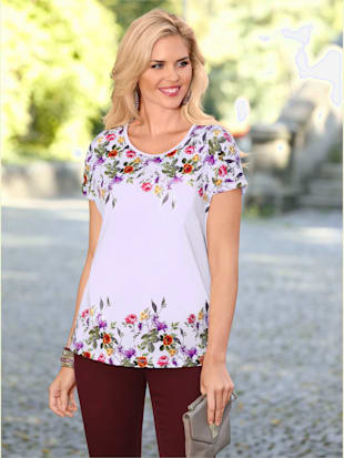 Tshirt avec manches courtes et motif floral original