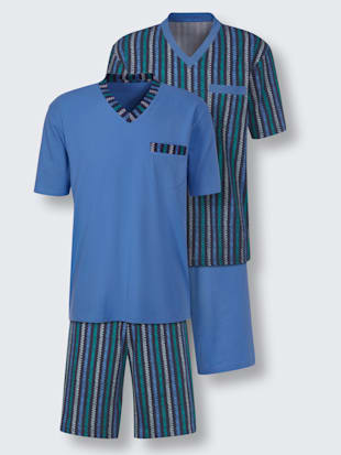 Pyjama court jersey fin