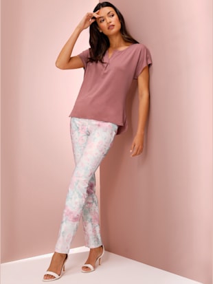 T-shirt en modal et soie 90% modal