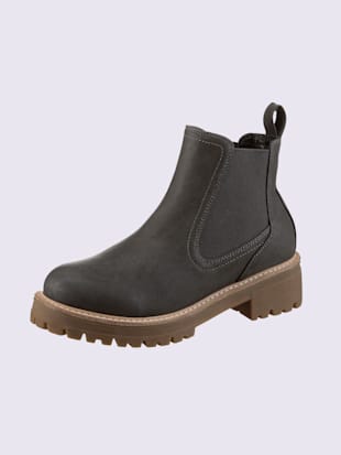 Bottines matière synthétique