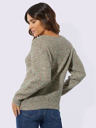 Pull encolure ronde superbe motif torsadé (Image 3)