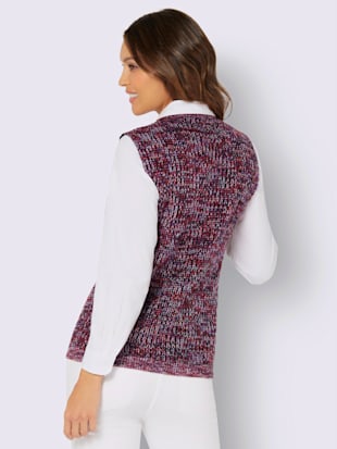 Débardeur en tricot superbe fil multicolore