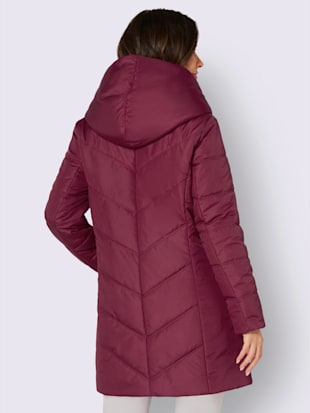 Veste longue doublure et garnissage chaud