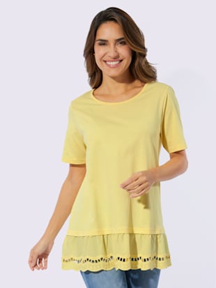 T-shirt long coupe longue affinante