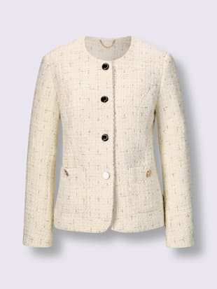 Blazer bouclé 30% laine