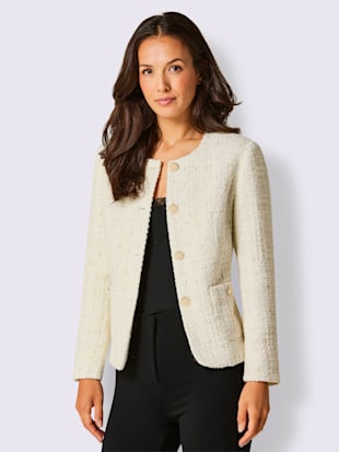 Blazer bouclé 30% laine