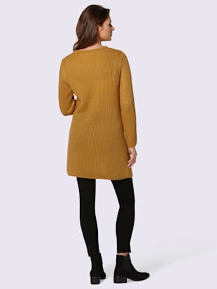 Veste longue en tricot