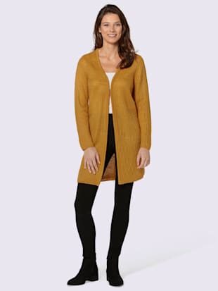 Veste longue en tricot