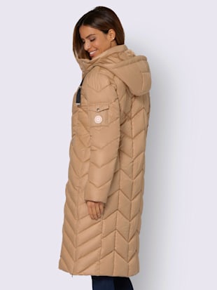 Manteau capuche amovible réglable en largeur