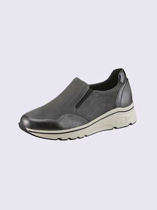 Trotteurs mélange de cuir velours et de cuir lisse (Image 1)