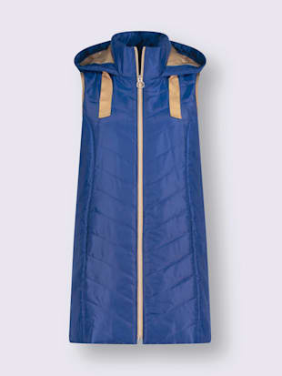 Gilet long doublée et matelassée