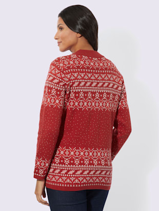 Veste en tricot jacquard superbe tricot jacquard (Image 3)