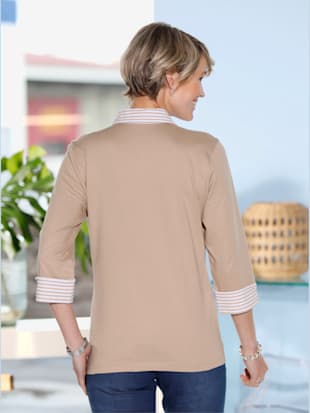 T-shirt à manches 3/4 jolies rayures