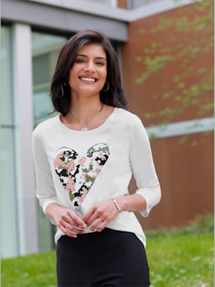 T-shirt à manches 3/4 imprimé