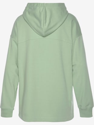Sweatshirt à capuche capuche doublée avec lien à nouer