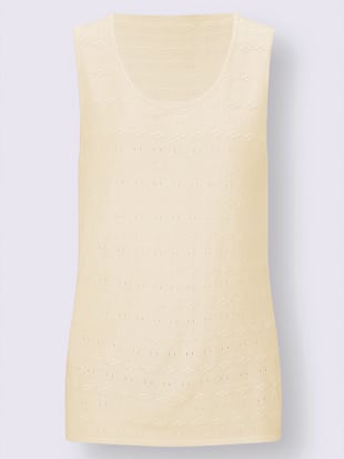 Débardeur en tricot 10% soie