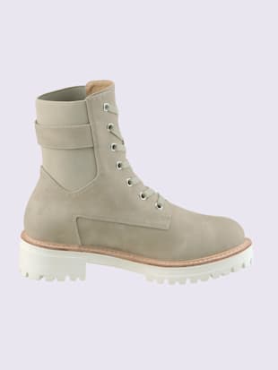 Bottines à lacets matière synthétique (Image 3)