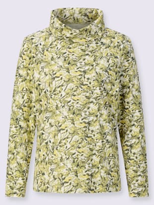 T-shirt à col montant pur coton (Image 4)