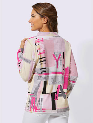 Sweatshirt imprimé transfert couleur argenté (Image 3)