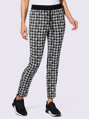 Pantalon ceinture élastique, coulisse et lien à nouer