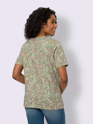 T-shirt à manches courtes imprimé mille-fleurs (Image 2)