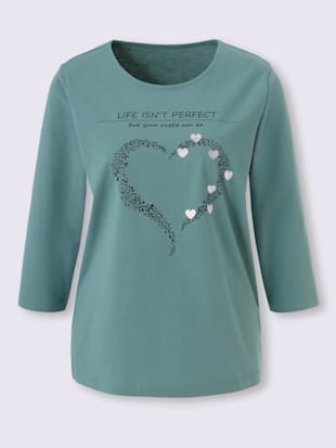 T-shirt à manches 3/4 pur coton