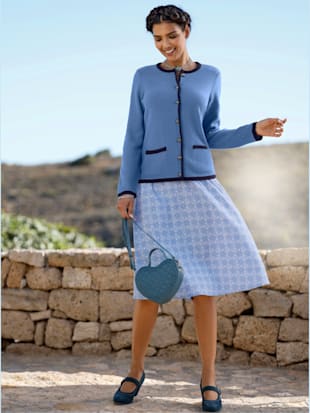 Veste en tricot maille perlée attrayante (Image 1)