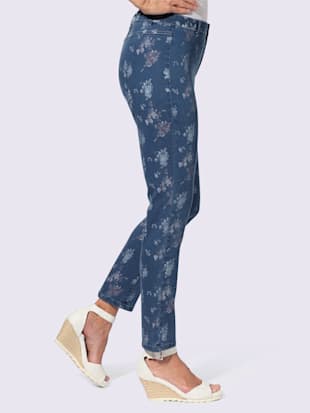 Jean imprimé floral (Image 2)