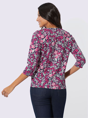 T-shirt à manches 3/4 joli motif floral (Image 2)
