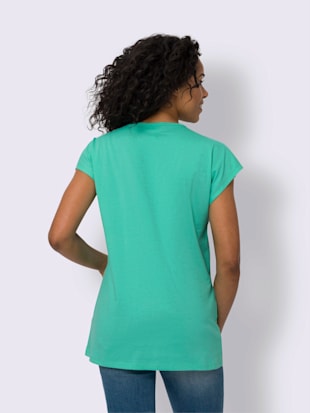 T-shirt long finition de l’ourlet tendance (Image 3)