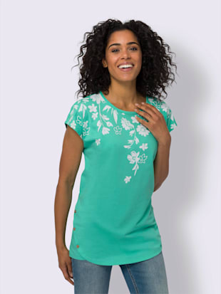 T-shirt long finition de l’ourlet tendance (Image 2)