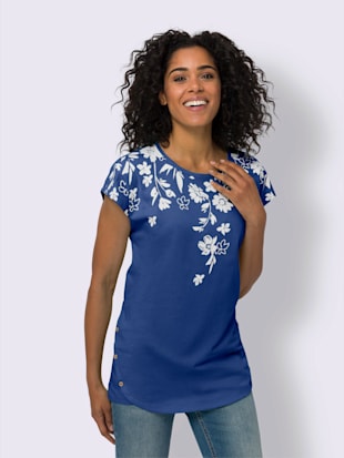 T-shirt long finition de l’ourlet tendance