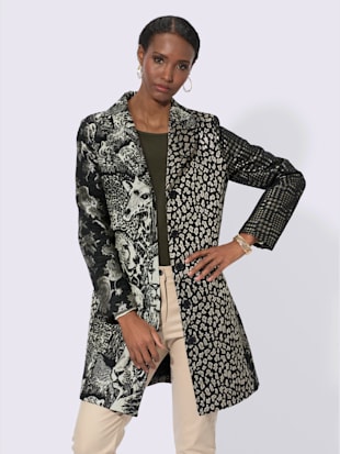 Blazer jacquard joli motif jacquard (Image 3)