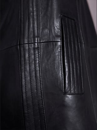 Robe en cuir d'agneau nappa superbe exclusivité