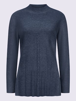 Pull col montant 50% viscose