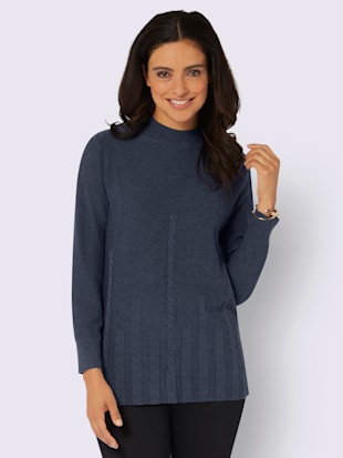 Pull col montant 50% viscose