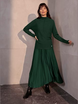 Jupe plissée viscose/polyester très confortable à porter