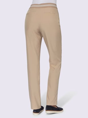 Pantalon jolis contrastes
