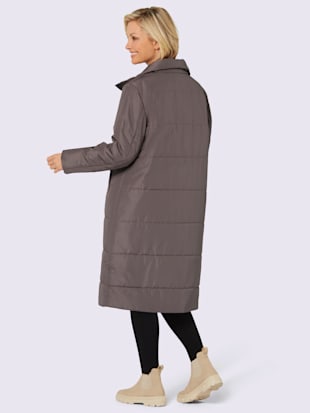 Manteau matelassé doublée et matelassée