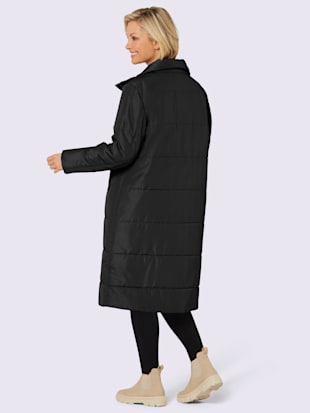 Manteau matelassé doublée et matelassée