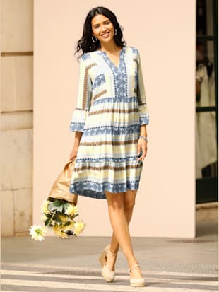 Robe à effet étagé viscose douce et fluide (Image 1)