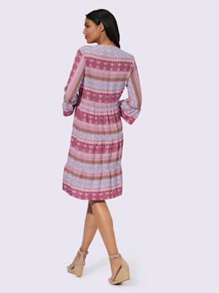 Robe à effet étagé viscose douce et fluide (Image 2)