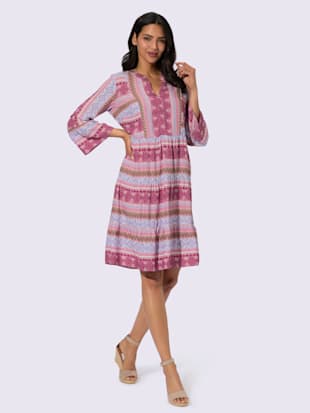 Robe à effet étagé viscose douce et fluide (Image 1)
