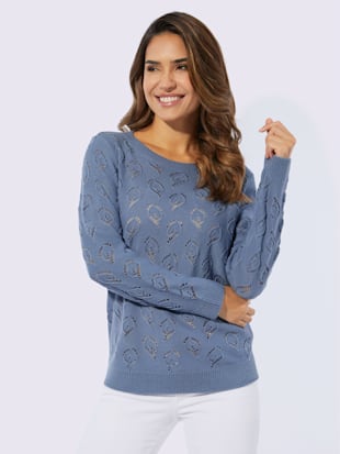 Pull ajouré superbe motif ajouré